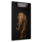 Porte-bloc noir 4 Luxe, Éléphant d'Inde (Swatch)
