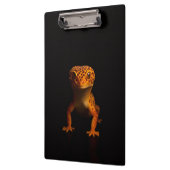 Porte-bloc noir 4 Luxe, Gecko léopard lézard (Gauche)