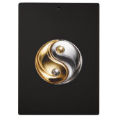 Porte-bloc noir 4 Luxe, Harmony Yin Yang (Dos)