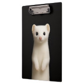 Porte-bloc noir 4 Luxe, Hermine élégante (Gauche)