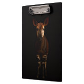 Porte-bloc noir 4 Luxe, Okapi de la forêt (Gauche)