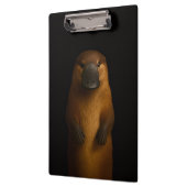 Porte-bloc noir 4 Luxe, Ornithorynque élégant (Gauche)