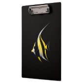 Porte-bloc noir 4 Luxe, Poisson-ange à queue lyre (Gauche)