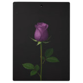 Porte-bloc noir 4 Luxe, Rose violette royale (Dos)