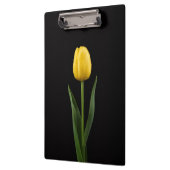 Porte-bloc noir 4 Luxe, Tulipe jaune doré (Gauche)