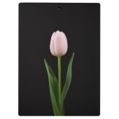 Porte-bloc noir 4 Luxe, Tulipe rose tendre (Dos)