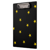 Porte-bloc Noir avec étoiles jaunes Porte - bloc (Gauche)