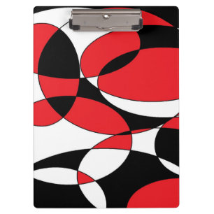 Porte-bloc Noir, blanc et rouge