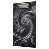 Porte-bloc Noir Blanc Gris Abstrait Moderne Simple Tourbillon (Gauche)