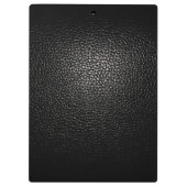 Porte-bloc noir de cuir (Dos)