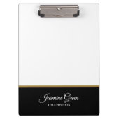 Porte-bloc Noir Et Blanc Design (Devant)