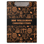 Porte-bloc Noir et marron Architectural Blueprint Engineer (Devant)