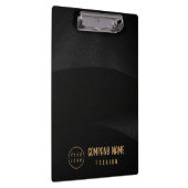 Porte-bloc Noir et or élégant (Swatch)