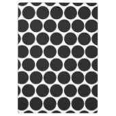 PORTE-BLOC NOIR MODERNE, POIS BLANCS (Dos)