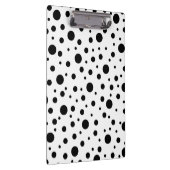 Porte-bloc Noir sur le Motif Polka blanc (Swatch)