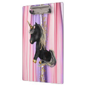 Porte-bloc Noir Unicorne oreilles roses (Gauche)
