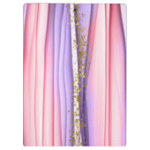 Porte-bloc Noir Unicorne oreilles roses (Dos)