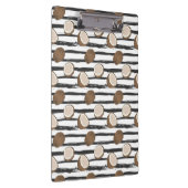 Porte-bloc Noix de coco sur le motif grunge de rayures (Swatch)