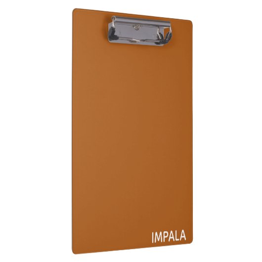 Porte-bloc Nom de couleur brun Impala (Swatch)