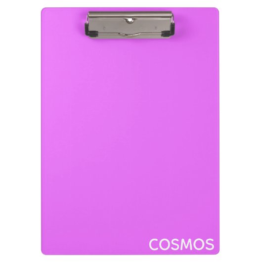 Porte-bloc Nom de couleur pourpre cosmos (Devant)