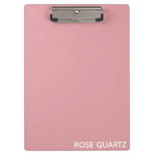 Porte-bloc Nom de couleur rose quartz rose