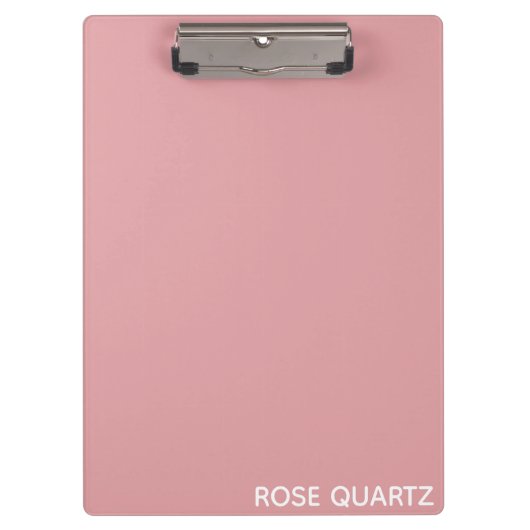 Porte-bloc Nom de couleur rose quartz rose (Devant)