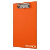 Porte-bloc Nom de couleur rouge persimon (Gauche)