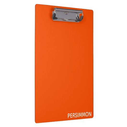Porte-bloc Nom de couleur rouge persimon (Swatch)