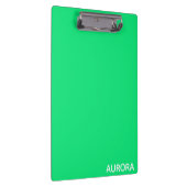 Porte-bloc Nom de couleur verte Aurora (Swatch)