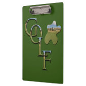 Porte-bloc Nom de golf interconnecté vert, Porte - bloc (Gauche)