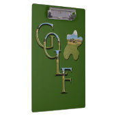 Porte-bloc Nom de golf interconnecté vert, Porte - bloc (Swatch)