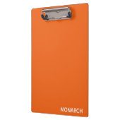Porte-bloc nom de la couleur orange du papillon monarque (Gauche)