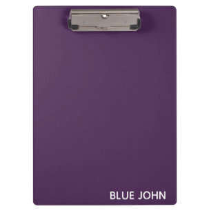 Porte-bloc Nom de la couleur violette de Blue John