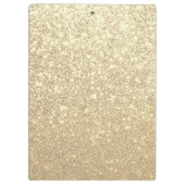 Porte-bloc Nom de la Parties scintillant de luxe Sparkle Gold (Dos)