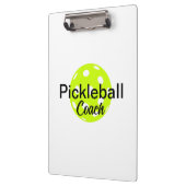 Porte-bloc Nom de l'entraîneur de Pickleball personnalisé (Gauche)