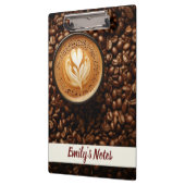 Porte-bloc Nom de l'heure du café (Gauche)