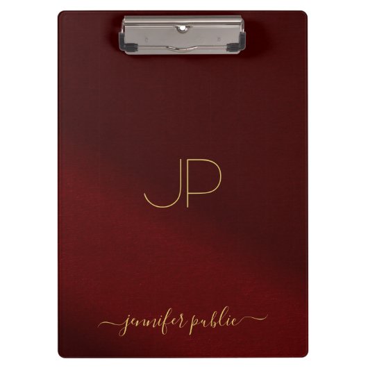 Porte-bloc Nom de script de typographie Monogramme de texte d (Devant)