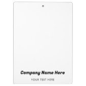 Porte-bloc Nom du logo de l'entreprise Entreprise Promotion E (Dos)