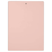 Porte-bloc Nom du monogramme de l'école rose pâle (Dos)