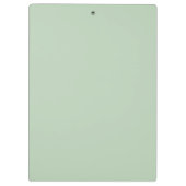 Porte-bloc Nom du monogramme de l'école verte simple (Dos)