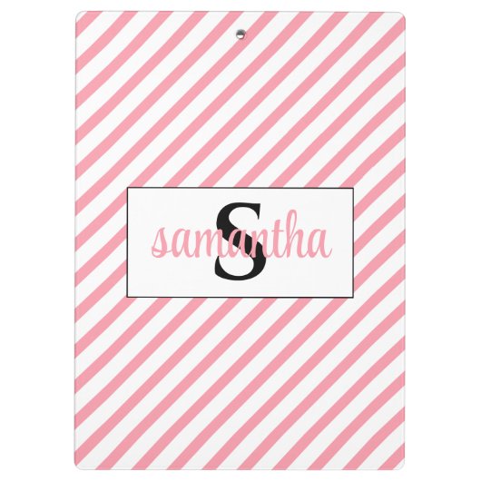 Porte-bloc Nom du monogramme initial (Dos)