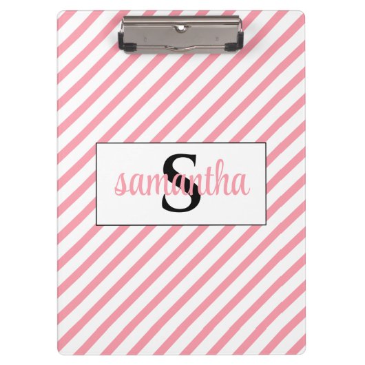 Porte-bloc Nom du monogramme initial (Devant)