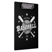 Porte-bloc Nom et numéro de baseball personnalisé tendance (Swatch)