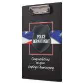 Porte-bloc Nom personnalisé, Anniversaire de l'employé de la  (Gauche)