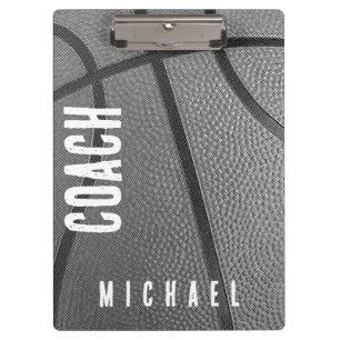 Porte-bloc Nom personnalisé Basketball Coach