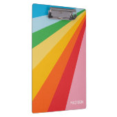 Porte-bloc Nom personnalisé Couleurs arc-en-ciel (Swatch)