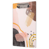 Porte-bloc Nom personnalisé du Motif Abstrait Boho (Gauche)