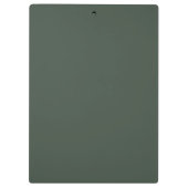 Porte-bloc Nom personnalisé élégant Vert foncé (Dos)