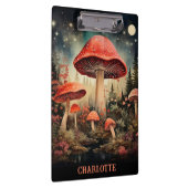 Porte-bloc Nom personnalisé Enchanter Magic Fairy Mushroom (Swatch)