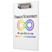 Porte-bloc Normaliser la Neurodiversité (Gauche)